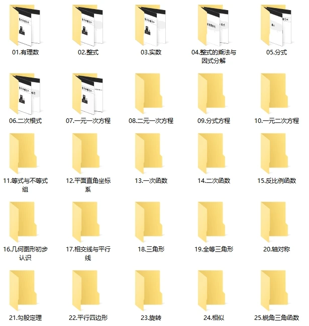 初中全套数学（227节高清视频）秒懂百科：一本行走的数学字典.